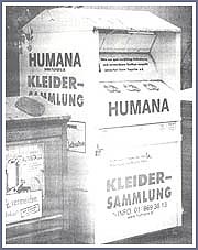 Altkleidercontainer von Humana